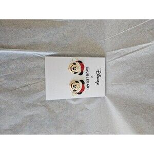 Disney baublebar Christmas Mickey earrings